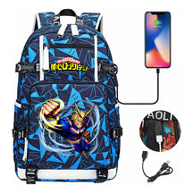 My Heroes Academy Usb Youth Student Backpack For Men And Women's Travel Backpacks