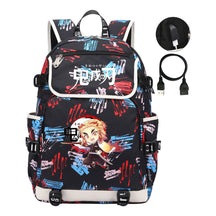 Anime Cartoon Usb Youth Student Backpack For Men And Women Leisure Backpack