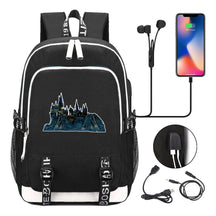 Magic School Youth Student Backpack Usb Men's And Women's Leisure Backpack