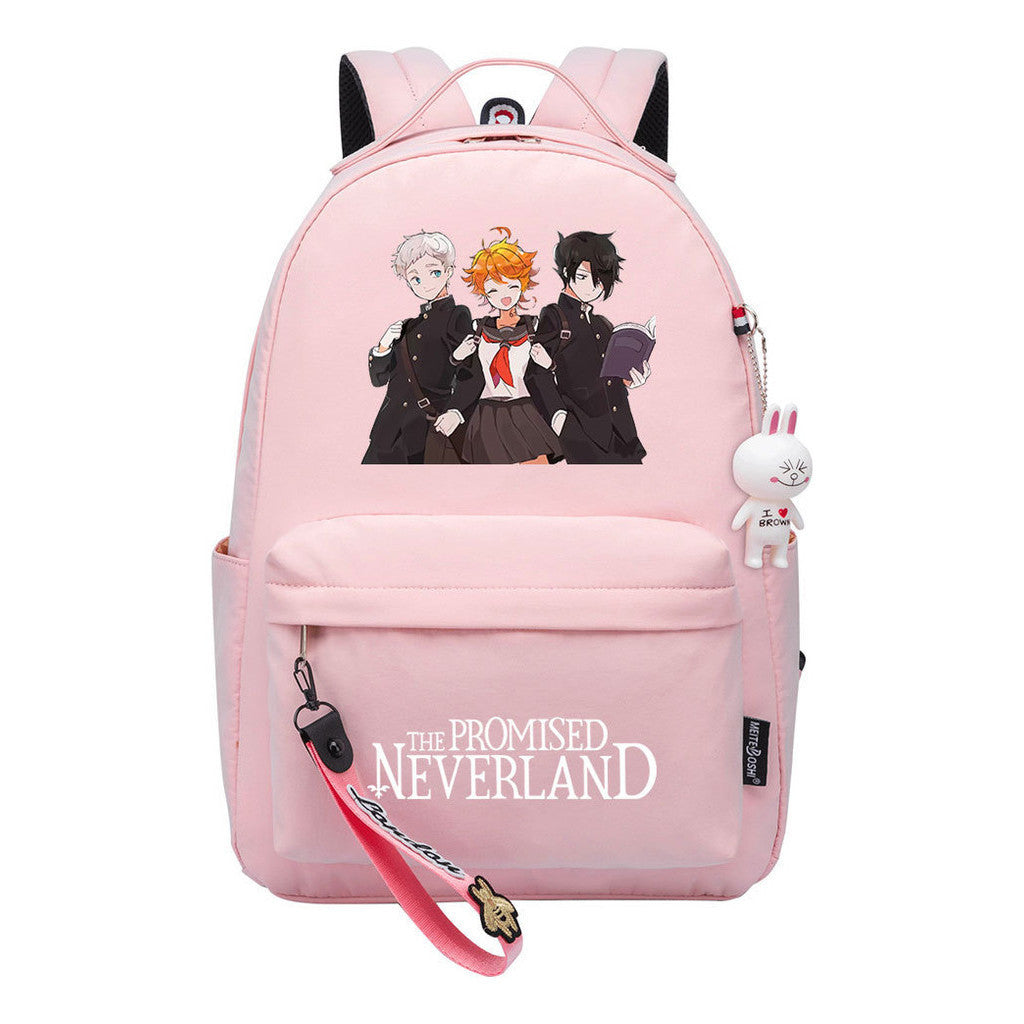 Printed Teenage Student Backpack, Casual Bag, Girl Backpack