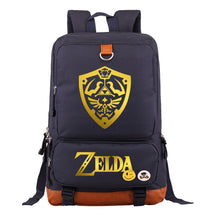 Golden Selda Kingdom Tear Print Youth Student School Bag Travel Bag Shoulder Travel Backpack