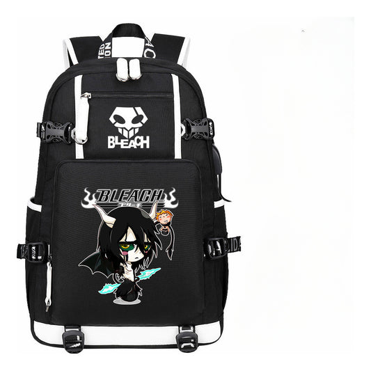 Printed Usb Youth Student Backpack For Men And Women's Leisure Travel Backpack