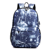 Usb Password Lock Youth Student Backpack Three Piece Set For Men And Women's Backpack Set