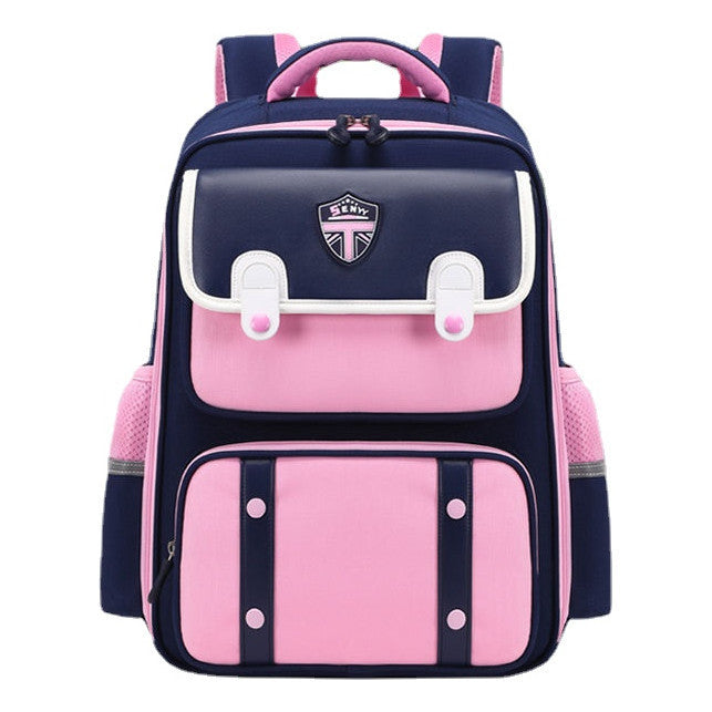 Student Backpack Spine Protection And Load Reduction, With Durable Capacity For Children