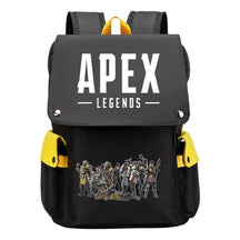 Apex Hero Print Usb Charging Cap Head Style Student School Bag Casual Backpack