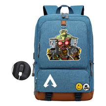 Apex Hero Print Usb Student Backpack Casual Backpack
