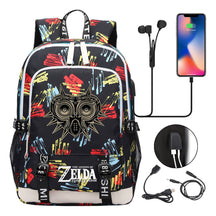 Usb Youth Student Backpack For Men And Women's Leisure Sports Backpack