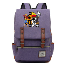 Anime Pirate King Luffy Printed Youth School Bag For Men And Women With Casual Belt Buckle Classic Backpack