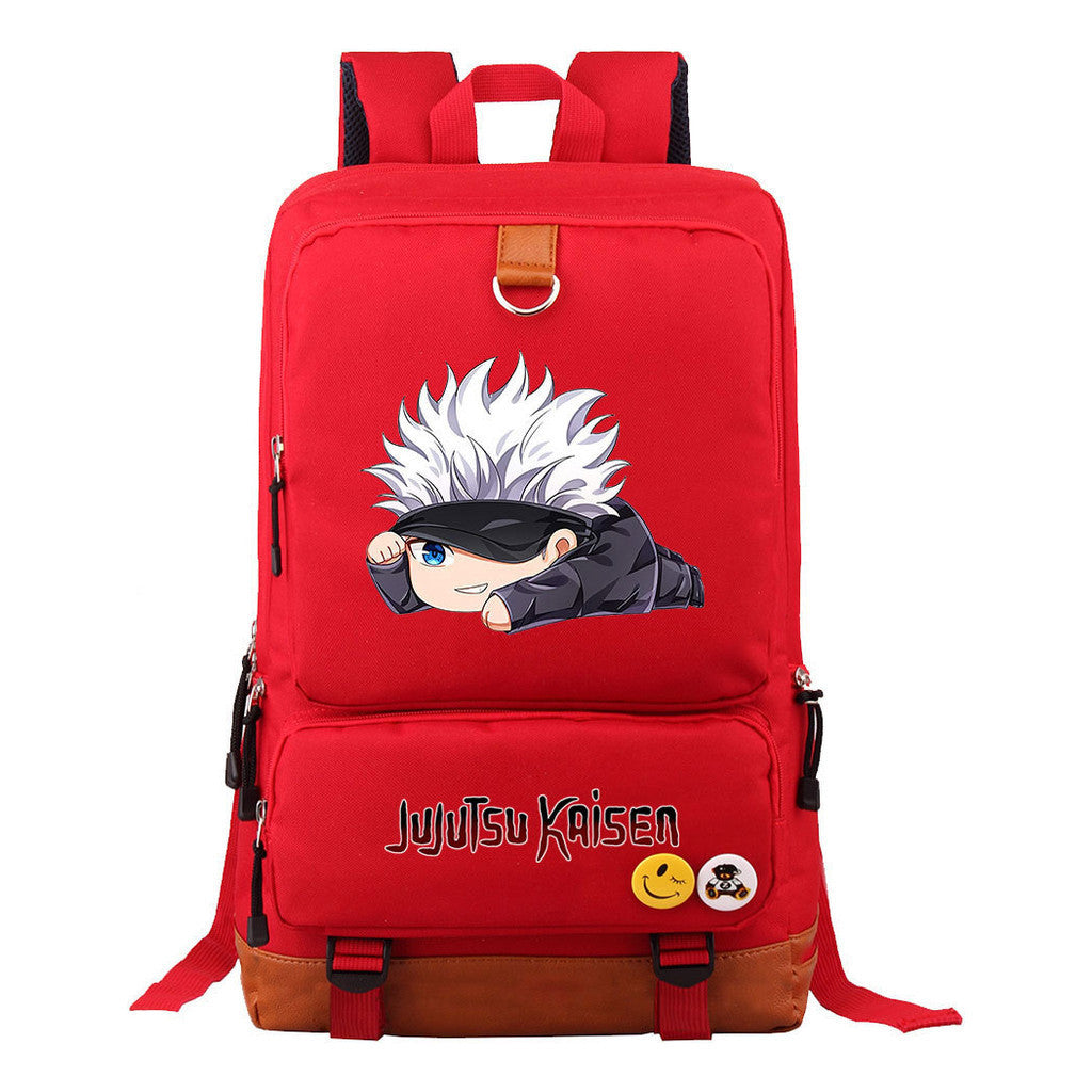 Cartoon And Manga Teenage Student Backpack, Men's And Women's Backpack, Travel Bag