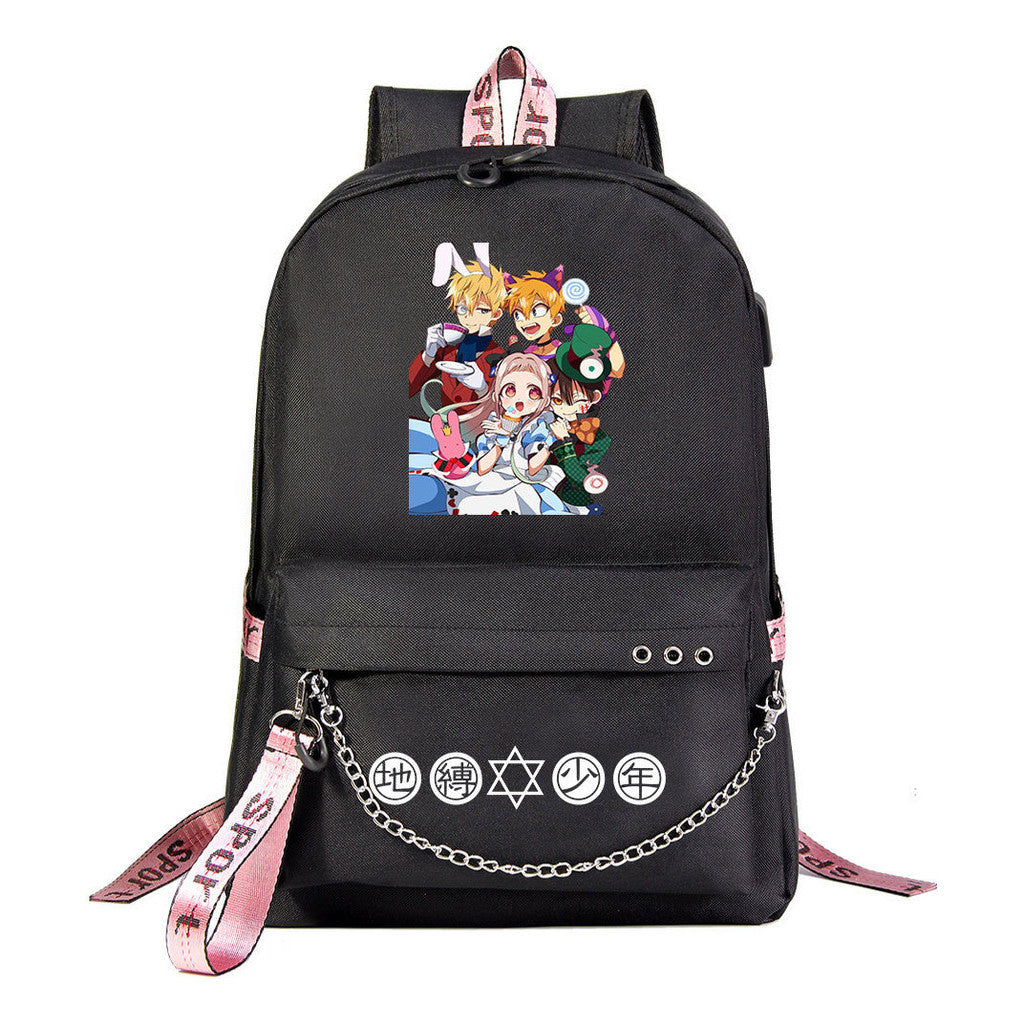 Usb Youth Student Backpack For Men And Women's Leisure Travel Backpack