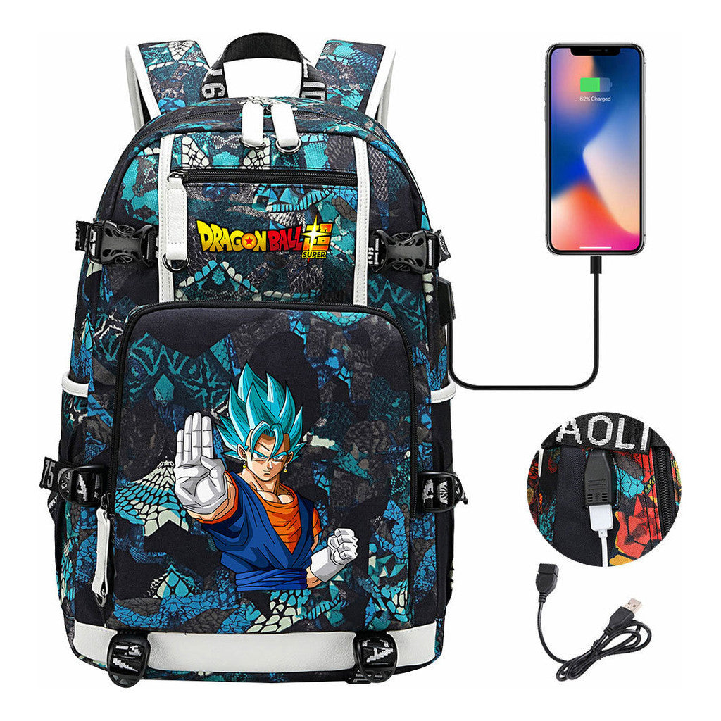 Usb Large Capacity Youth Student Backpack For Men And Women's Leisure Travel Backpack