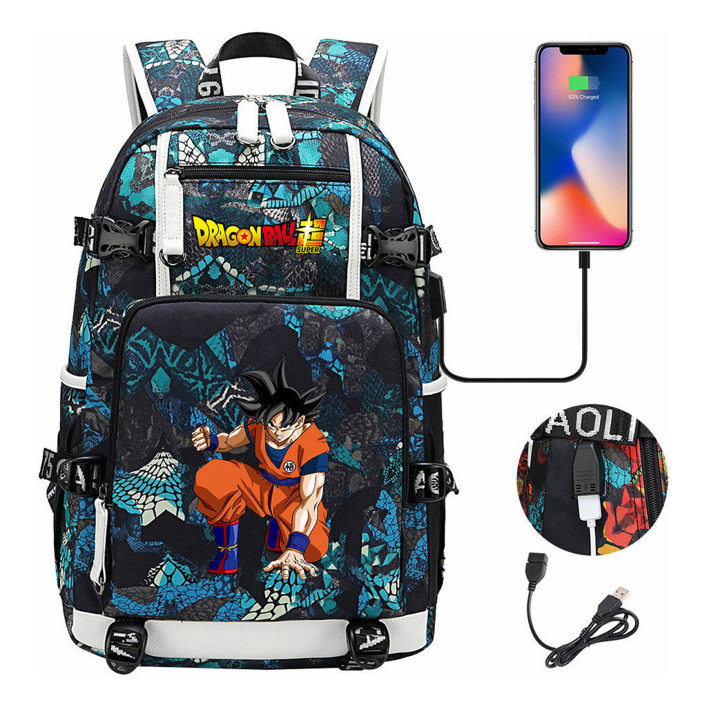 Sun Wukong Usb Large Capacity Youth Student Backpack For Leisure Travel Backpack