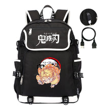 Anime Cartoon Usb Youth Student Backpack For Men And Women Leisure Backpack