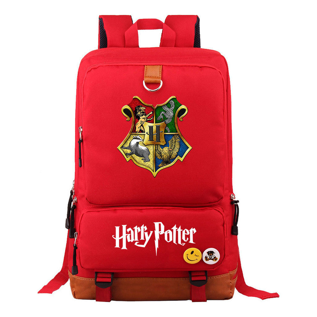 School Of Witchcraft And Wizardry Youth Student School Bag Large Capacity Travel Bag Men's And Women's Backpack