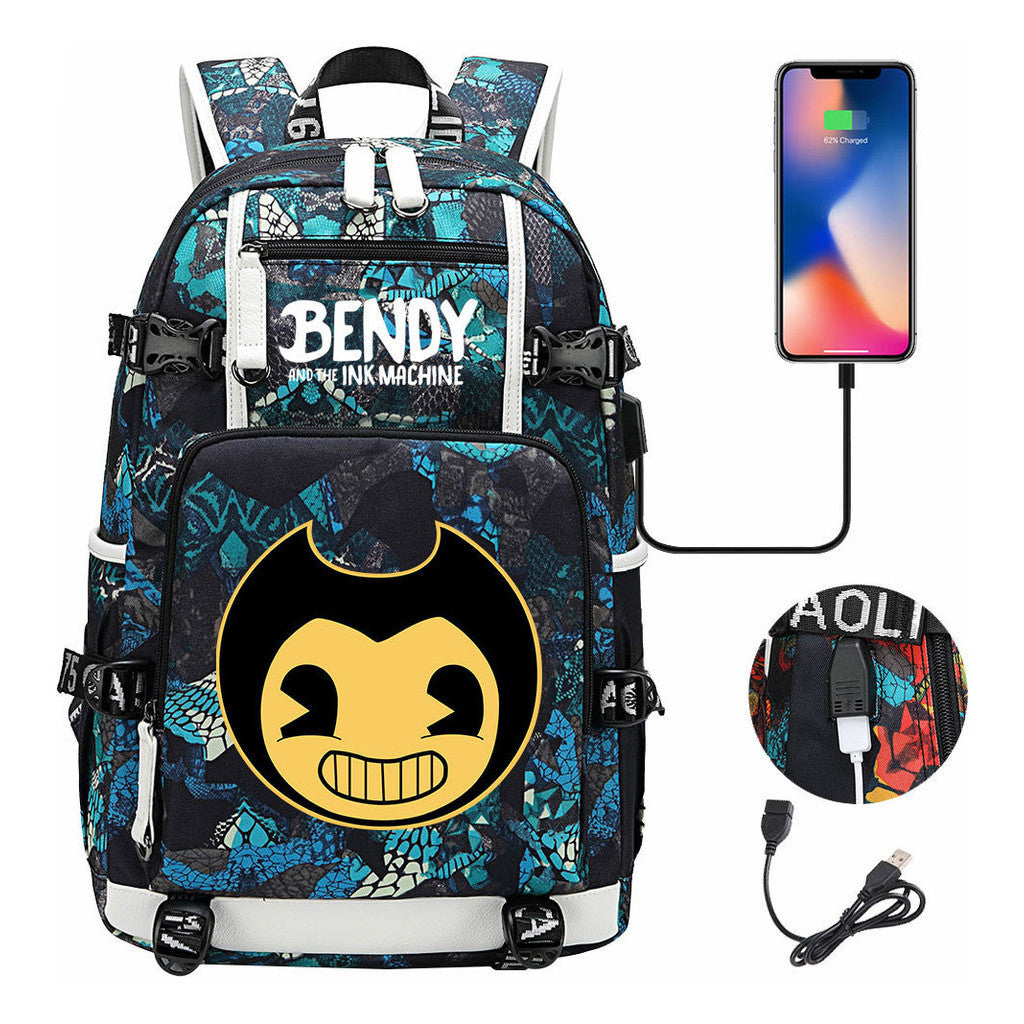 Usb Youth Student Backpack Travel Backpack