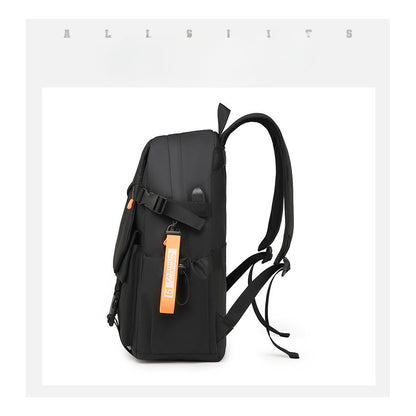 Usb Large Capacity Backpack, Men's And Women's Leisure Bag, Outdoor Travel Bag, Junior High School Student Backpack
