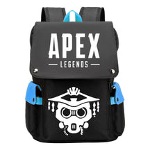 Apex Hero Print Usb Charging Head Youth School Bag Casual Backpack