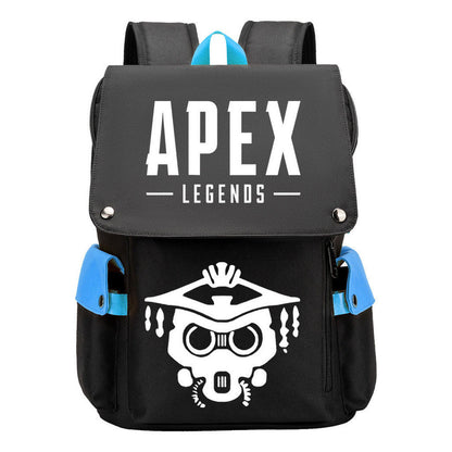 Apex Hero Print Usb Charging Head Youth School Bag Casual Backpack