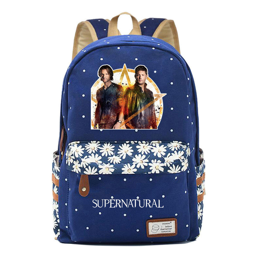 Evil Power Printed Student School Bag Fashion Casual Backpack