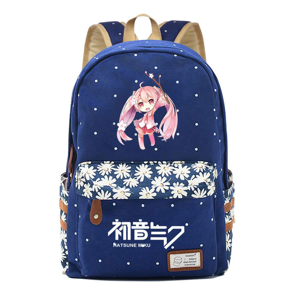 Virtual Music Printed Student Backpack Leisure Backpack