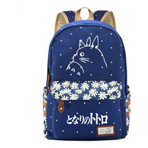 Printed Youth Student School Bag Fragmented Flower Leisure Backpack