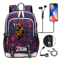 Usb Youth Primary And Secondary School Student Backpack For Men And Women's Leisure Sports Backpack