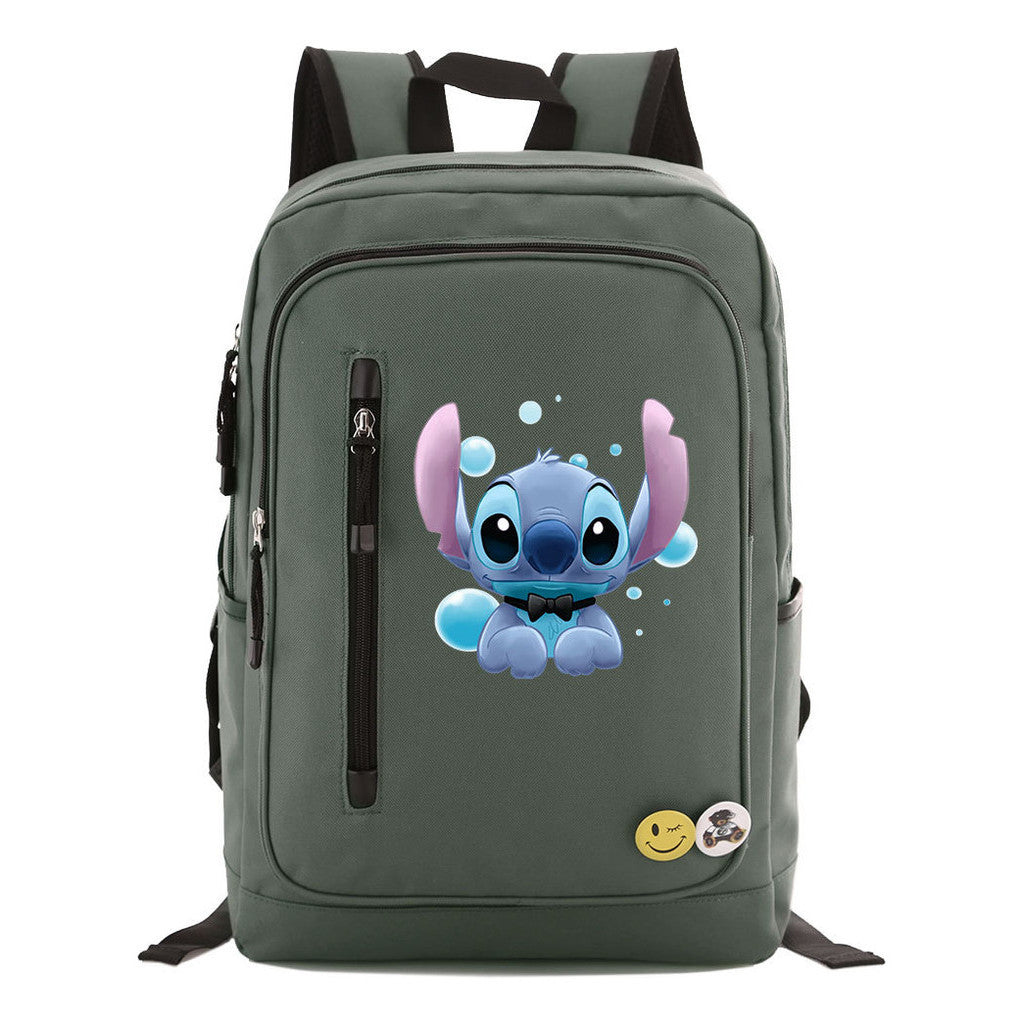 Sports Football Star Printed Youth Student Backpack For Leisure Travel Backpack
