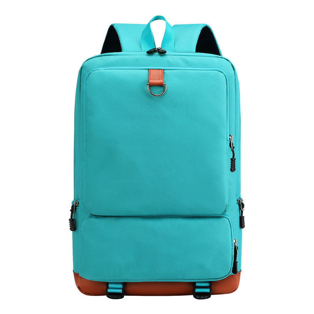 Fashion Printed Youth Student Backpack With Men's And Women's Casual Splicing Backpack
