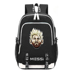 Sports Football Stars, Teenagers, Primary And Secondary School Students, Backpack Usb, Men's And Women's Leisure Backpack