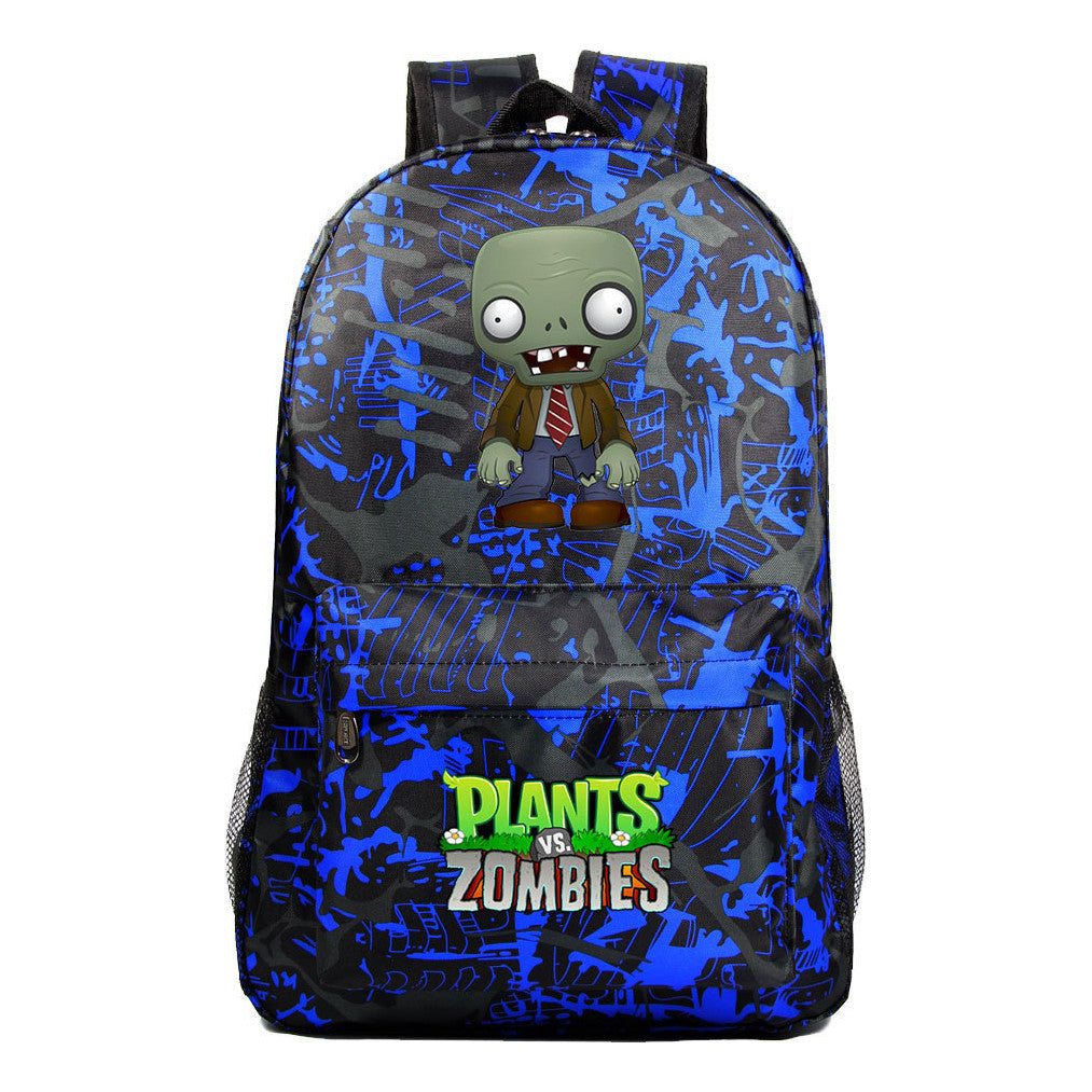 Game Plants Youth Student School Bag Men's And Women's Leisure Backpack