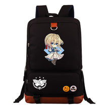Violet Eternal Garden Printed Youth Student School Bag Large Capacity Travel Bag Men's And Women's Backpack