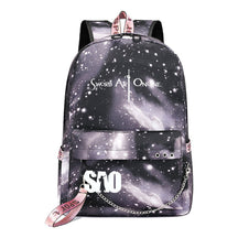 Sword God Domain Printed Usb Youth Student Backpack For Men And Women's Leisure Travel Backpack
