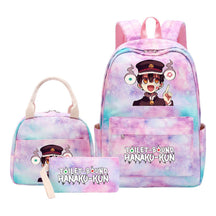 Teenage Student Girl Backpack Lunch Bag Three Piece Set Backpack Set