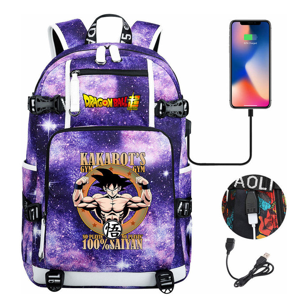 Usb Large Capacity Youth Student Backpack For Men And Women's Leisure Travel Backpack