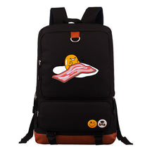 Cartoon Anime Lazy Egg Youth Student Backpack With Large Capacity Travel Bag For Boys And Girls Backpack
