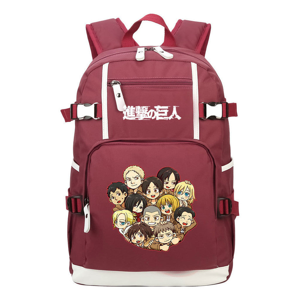 Giant Soldier Captain Alan Of Anime Attack Student Backpacks, Men's And Women's Backpacks, Leisure Travel Backpacks, Backpacks