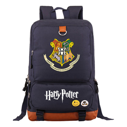 School Of Witchcraft And Wizardry Youth Student School Bag Large Capacity Travel Bag Men's And Women's Backpack