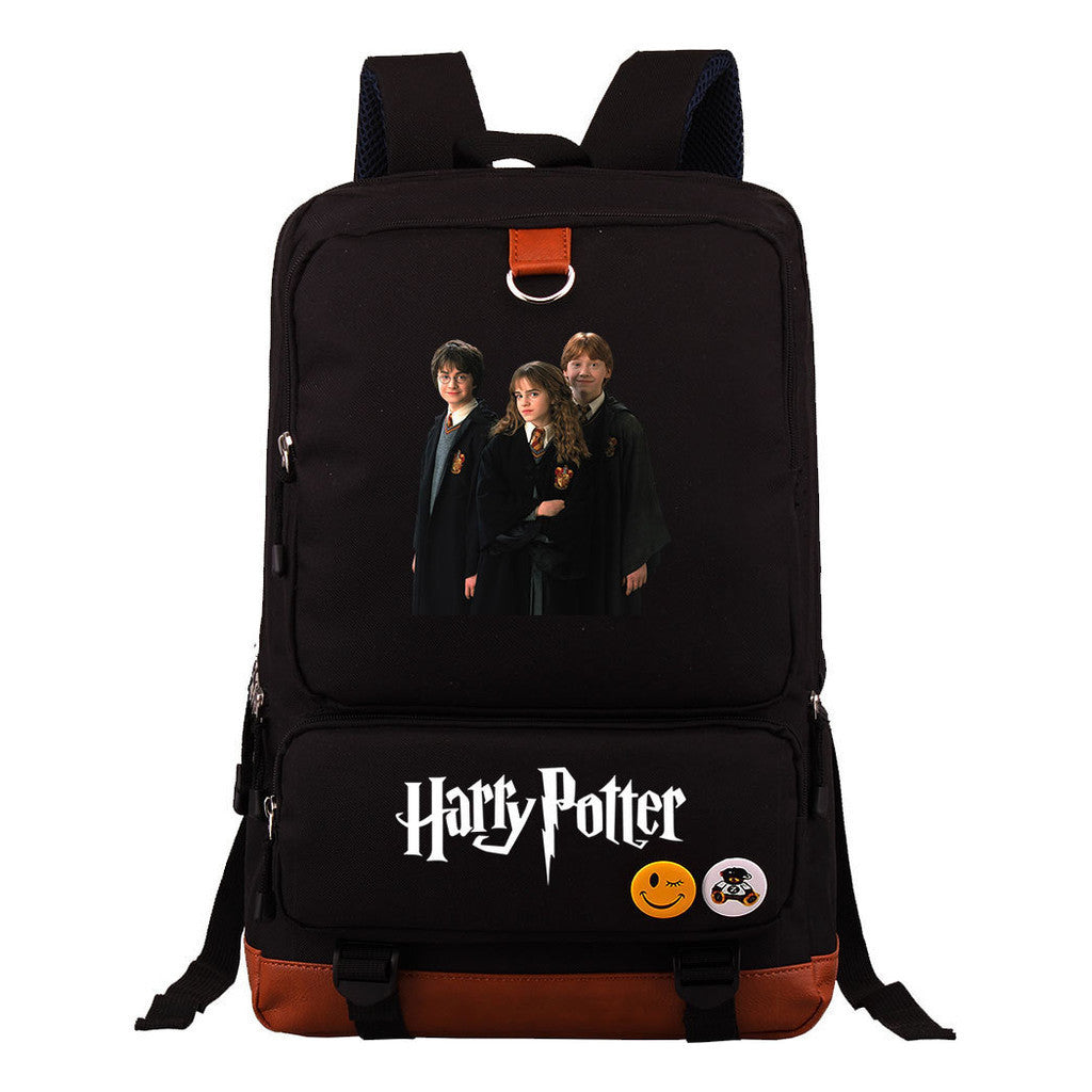 School Of Witchcraft And Wizardry Youth Student Backpack, Large Capacity Travel Bag, Men's And Women's Backpack