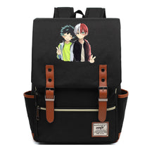 Anime My Heroes Academy Printed Youth Student School Bag Casual Belt Buckle Classic Backpack