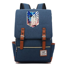 The Giant Of Manga Attack Printed Teenage Student Backpack For Men And Women With Casual Belt Buckle Classic Backpack  38*27*12.5cm