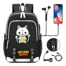 Anime Monster Watch Student School Bag Usb Men's And Women's Leisure Backpack