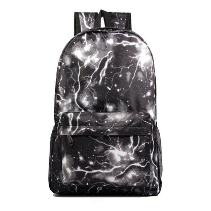 Printed Starry Sky Minimalist Youth Student Backpack For Men And Women's Leisure Travel Backpack