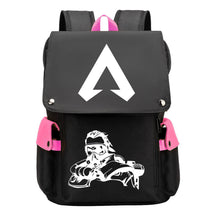 Apex Hero Print Usb Charging Cap Head Style Student School Bag Casual Backpack