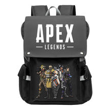 Apex Hero Print Usb Charging Cap Head Style Student School Bag Casual Backpack