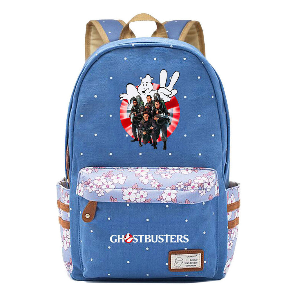 Devil Print Girl Backpack, Fashionable And Casual Backpack