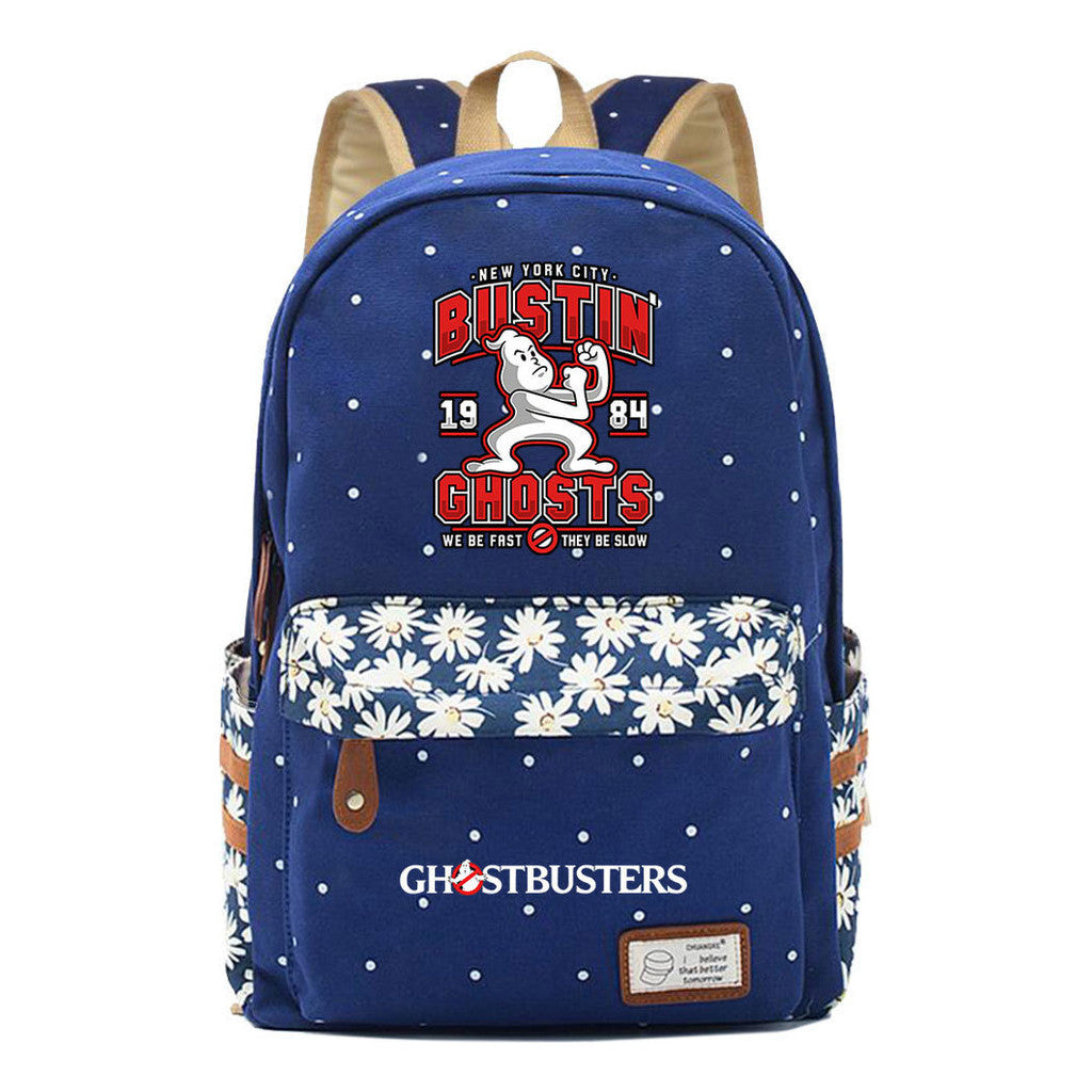 Devil Print Student Backpack, Fashionable And Casual Backpack