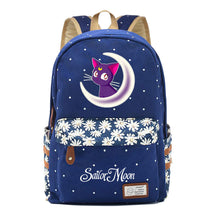 Anime Surrounding Beauty Girl Warrior Youth Student School Bag Fragmented Flower Boy's And Girl's Leisure Backpack