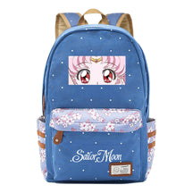 Anime Surrounding Beauty Girl Warrior Youth Student School Bag Fragmented Flower Boy's And Girl's Leisure Backpack