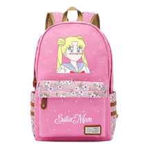 Anime Surrounding Beauty Girl Warrior Youth Student School Bag Fragmented Flower Boy's And Girl's Leisure Backpack