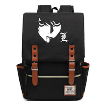 Manga Death Note Youth Student School Bag Men's And Women's Leisure Belt Buckle Backpack